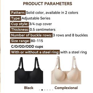 Women's Bra - Black and tan